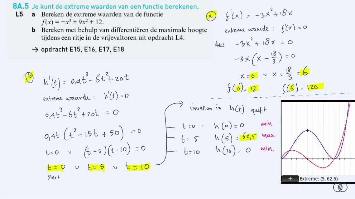 Leerdoelen bereikt? Opgave 5