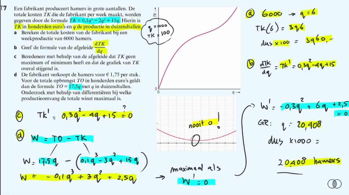 Test jezelf Opgave 7