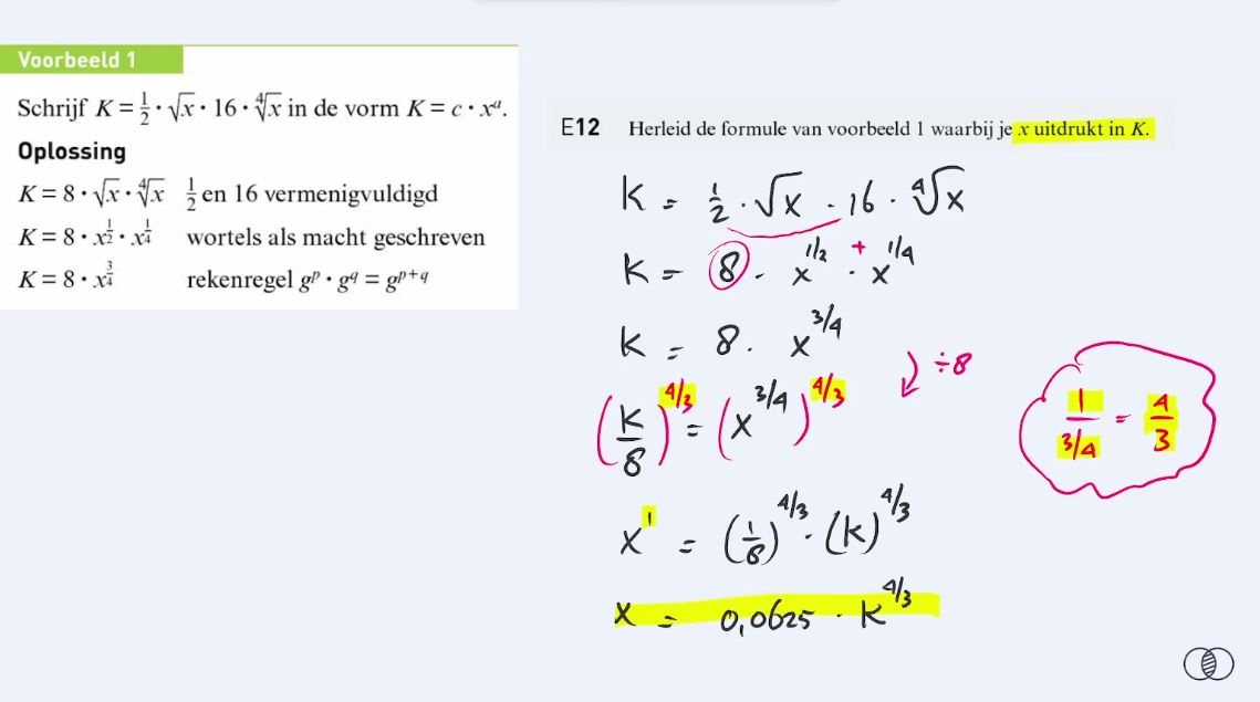 Samenvatting leerdoelen | Extra oefening Opgave 12