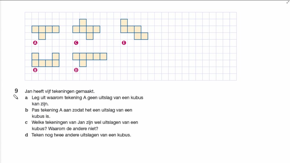 Uitslagen opgave 9