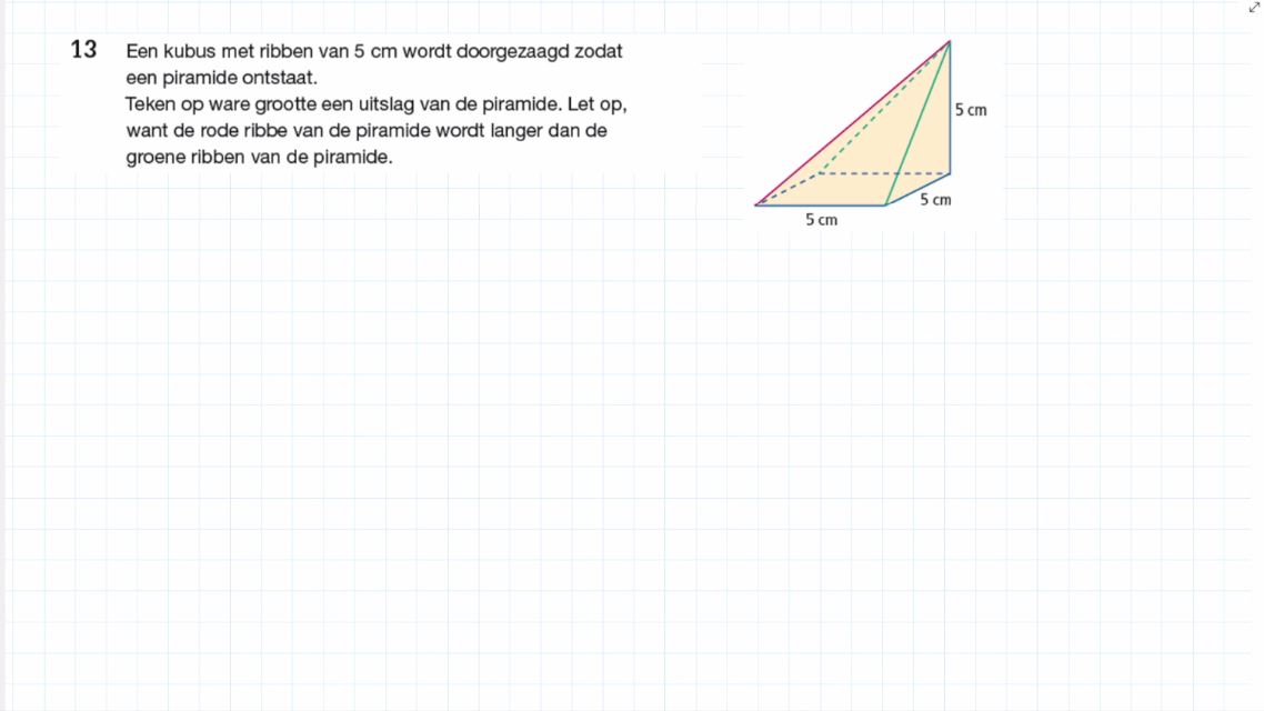 Uitslagen opgave 13