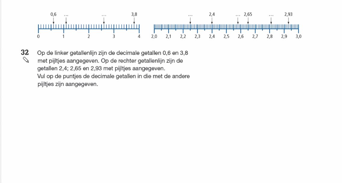 Decimale getallen Opgave 32
