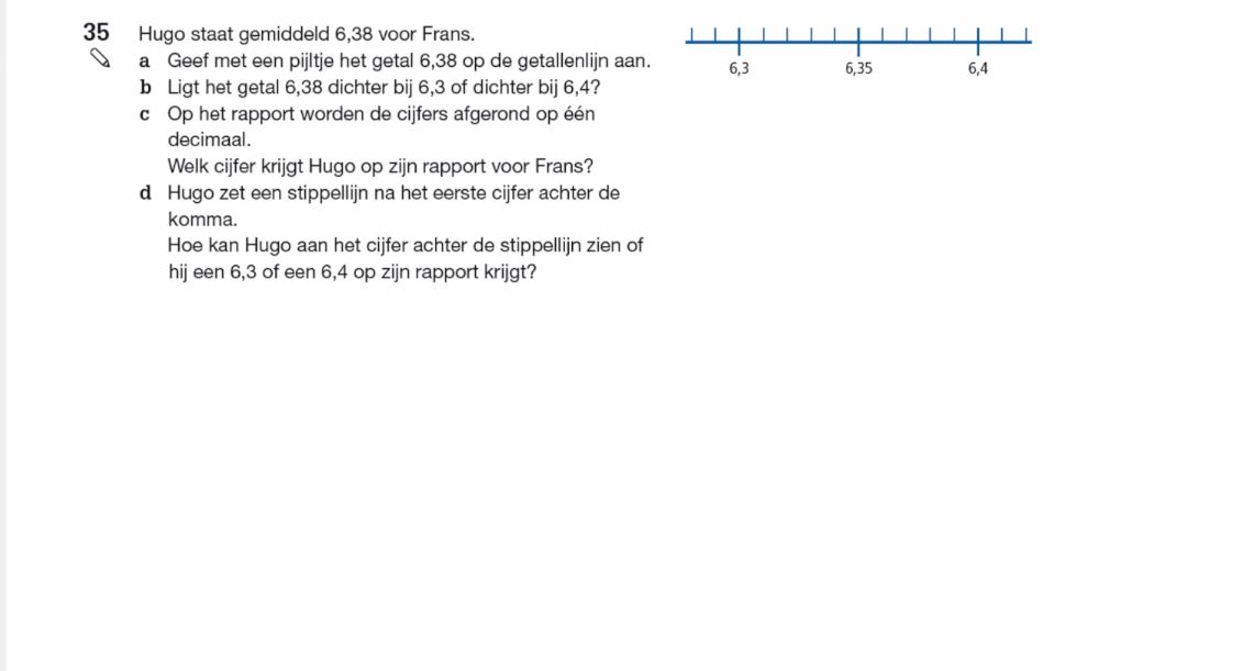 Decimale getallen Opgave 35