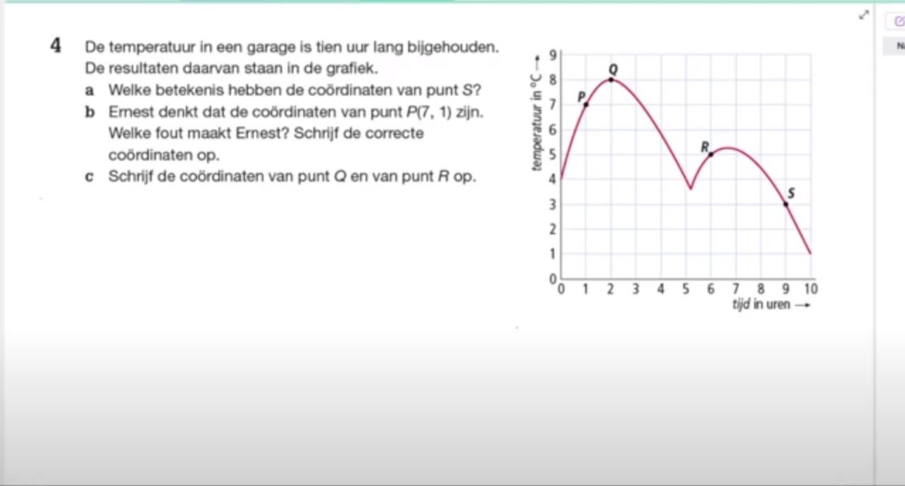 Coördinaten Opgave 4