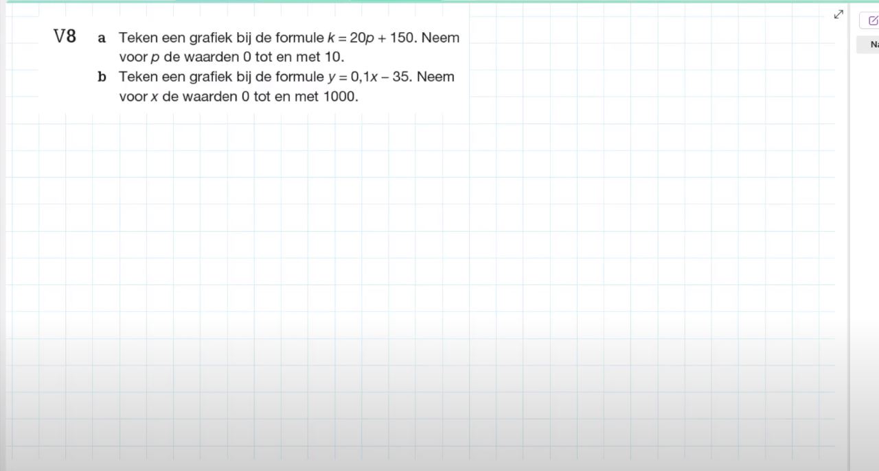 Voorkennis Opgave 8