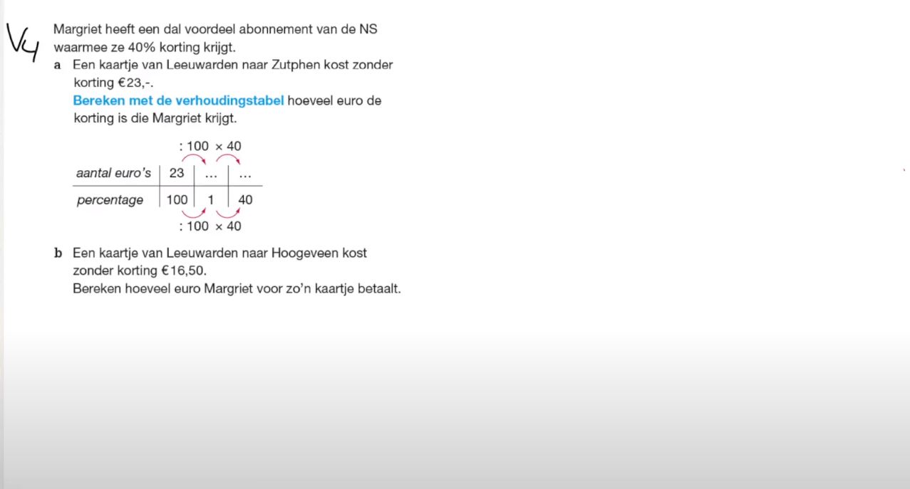 Voorkennis Opgave 4