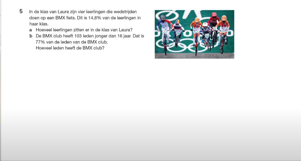 Verhoudingstabel Opgave 5