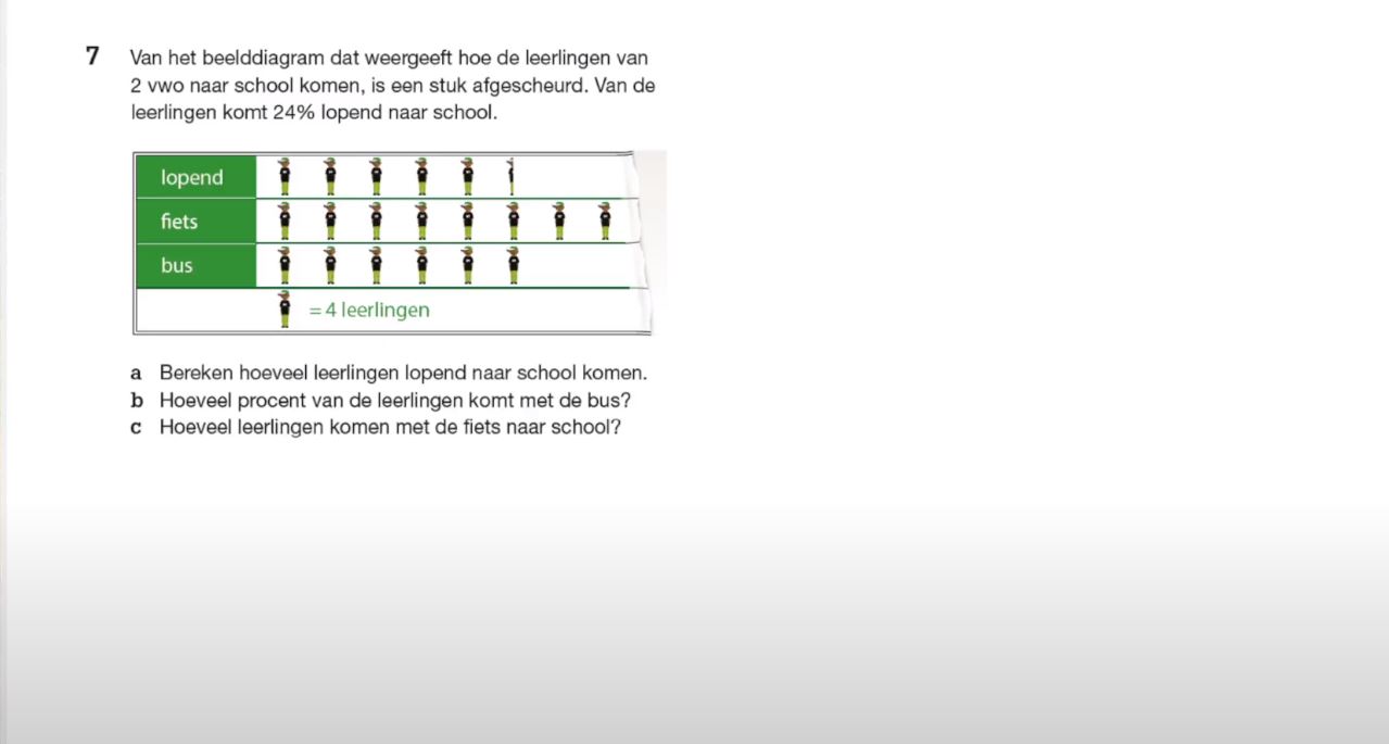Verhoudingstabel Opgave 7