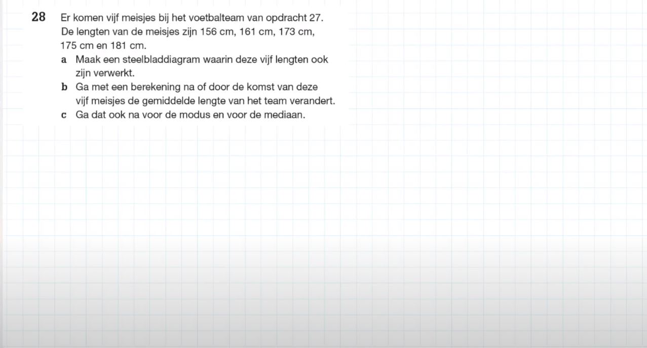 Steelbladdiagram Opgave 28