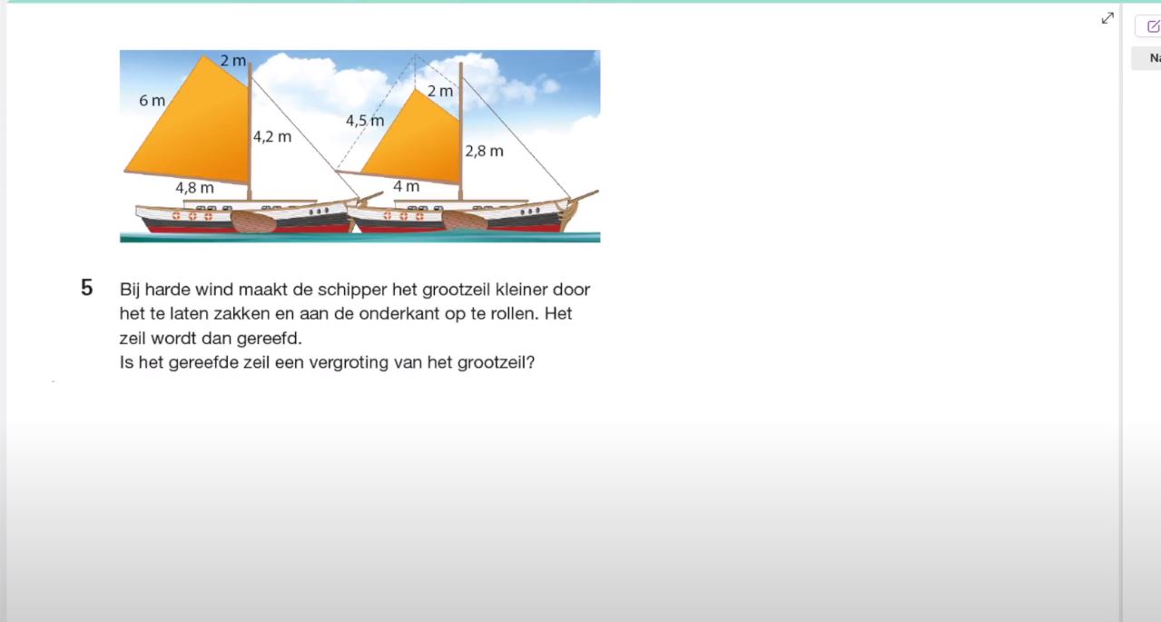 Vergrotingen Opgave 5