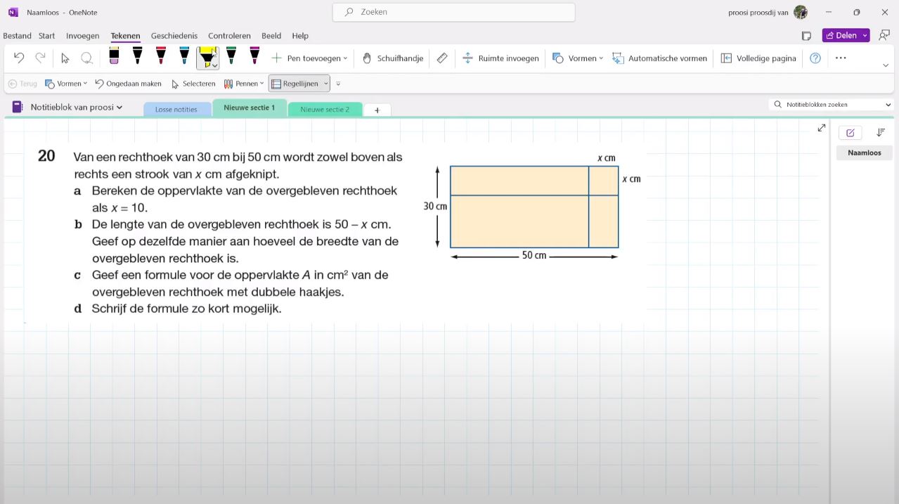Formules met haakjes korter schrijven opgave 20