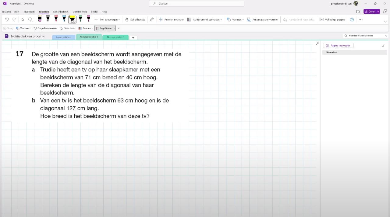 De stelling toepassen opgave 17