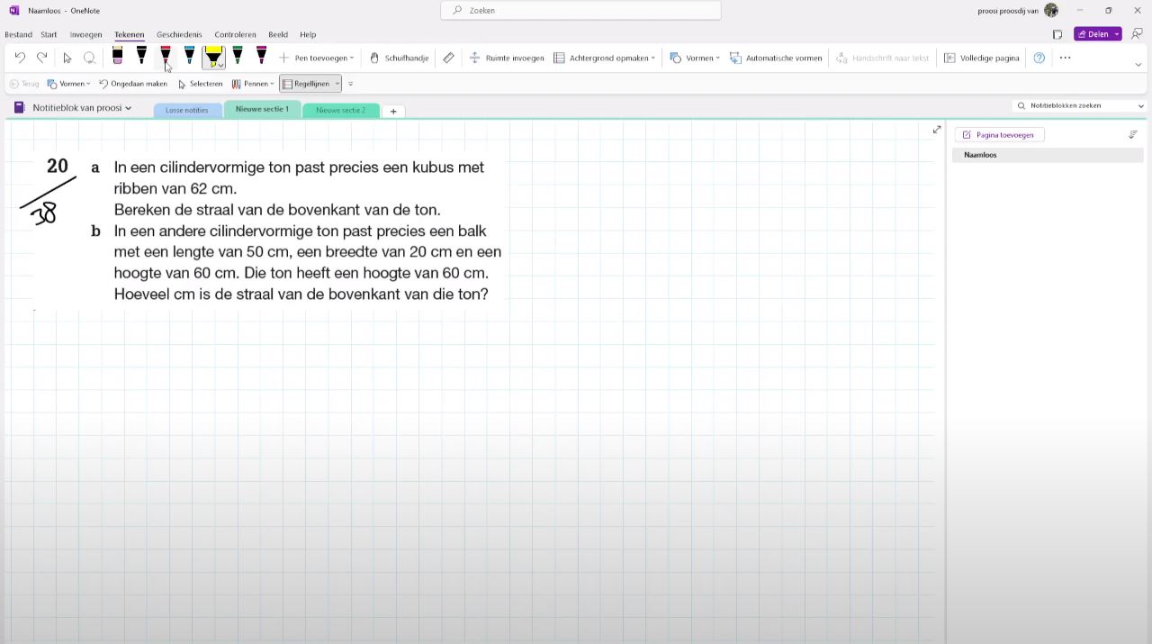 De stelling toepassen opgave 20