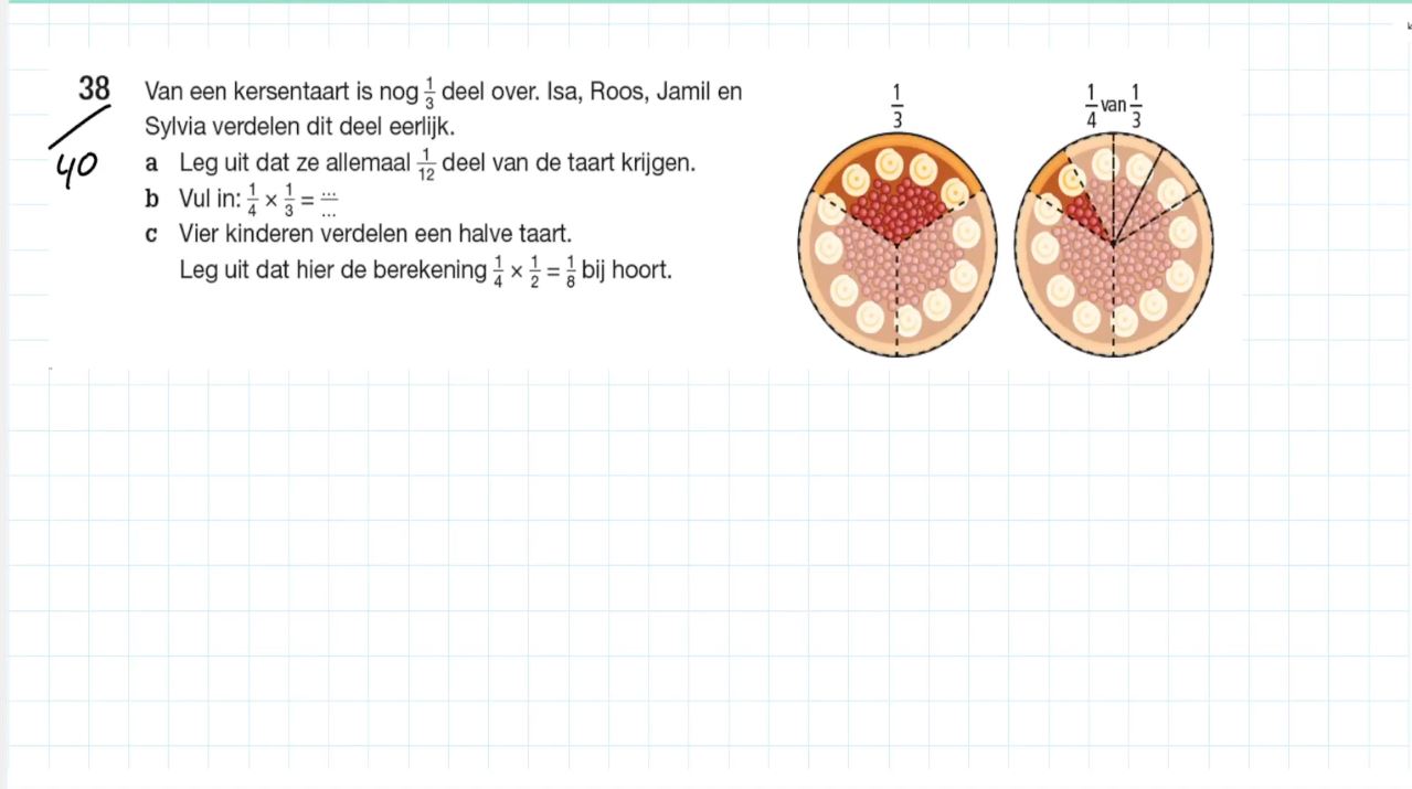 Breuken vermenigvuldigen Opgave 38