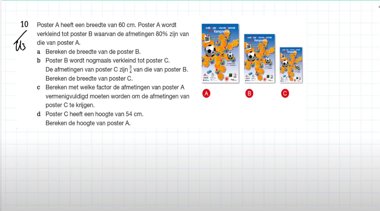 Van procent naar factor Opgave 10