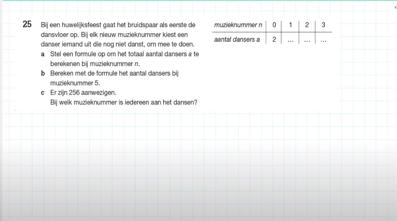 Exponentiële formules Opgave 25