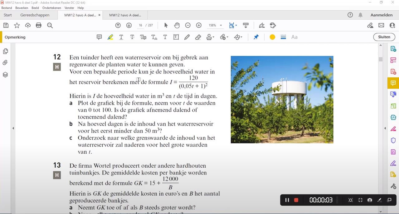 Grenswaarden Opgave 12
