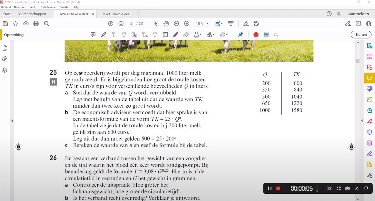 Machtsformules opgave 25