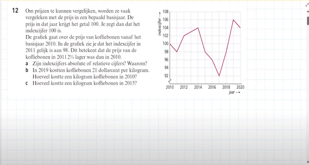 Absoluut en relatief Opgave 12