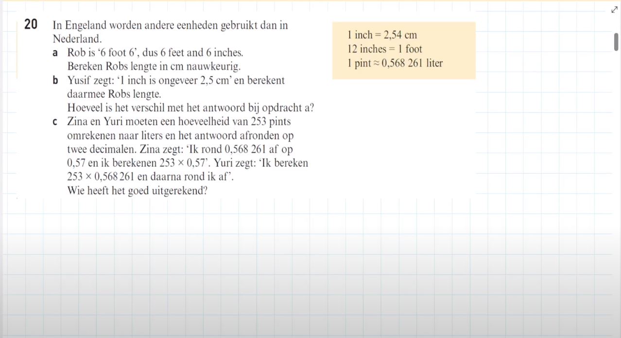 Afronden Opgave 20