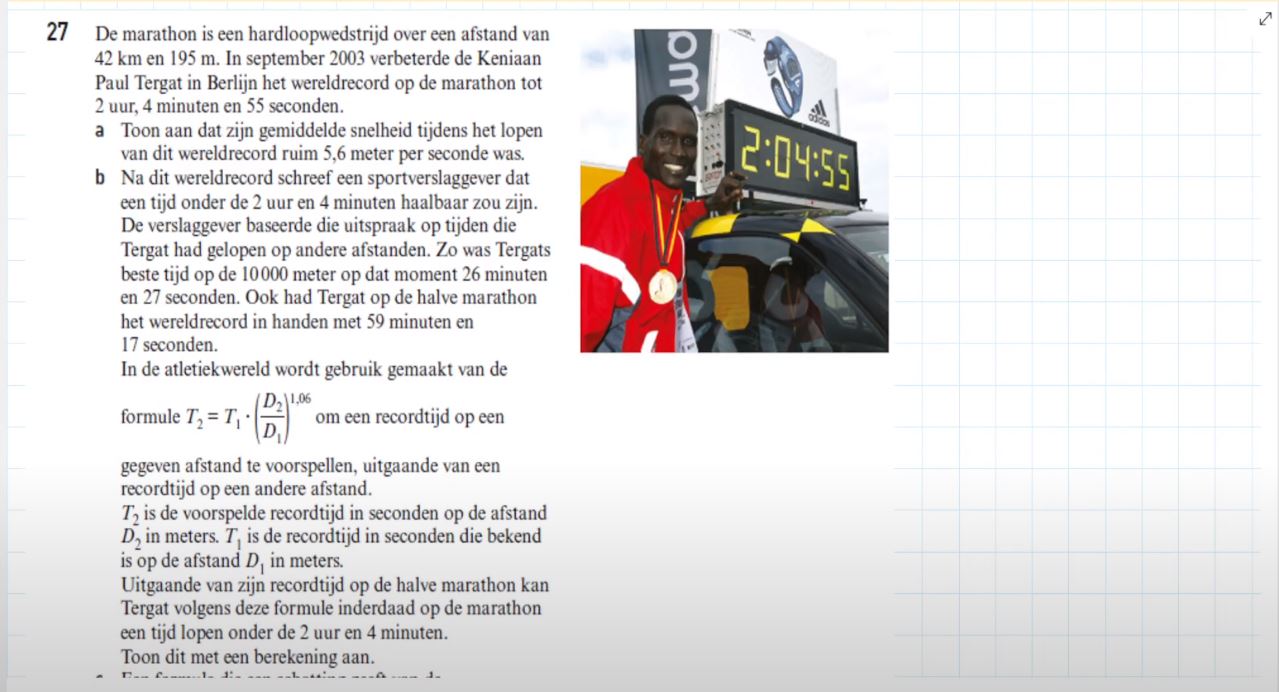 Tijden Opgave 27