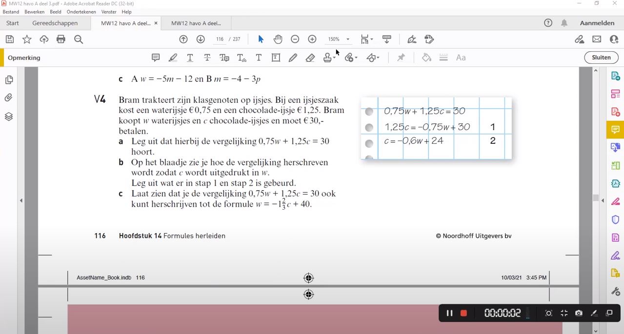 Voorkennis Opgave 4