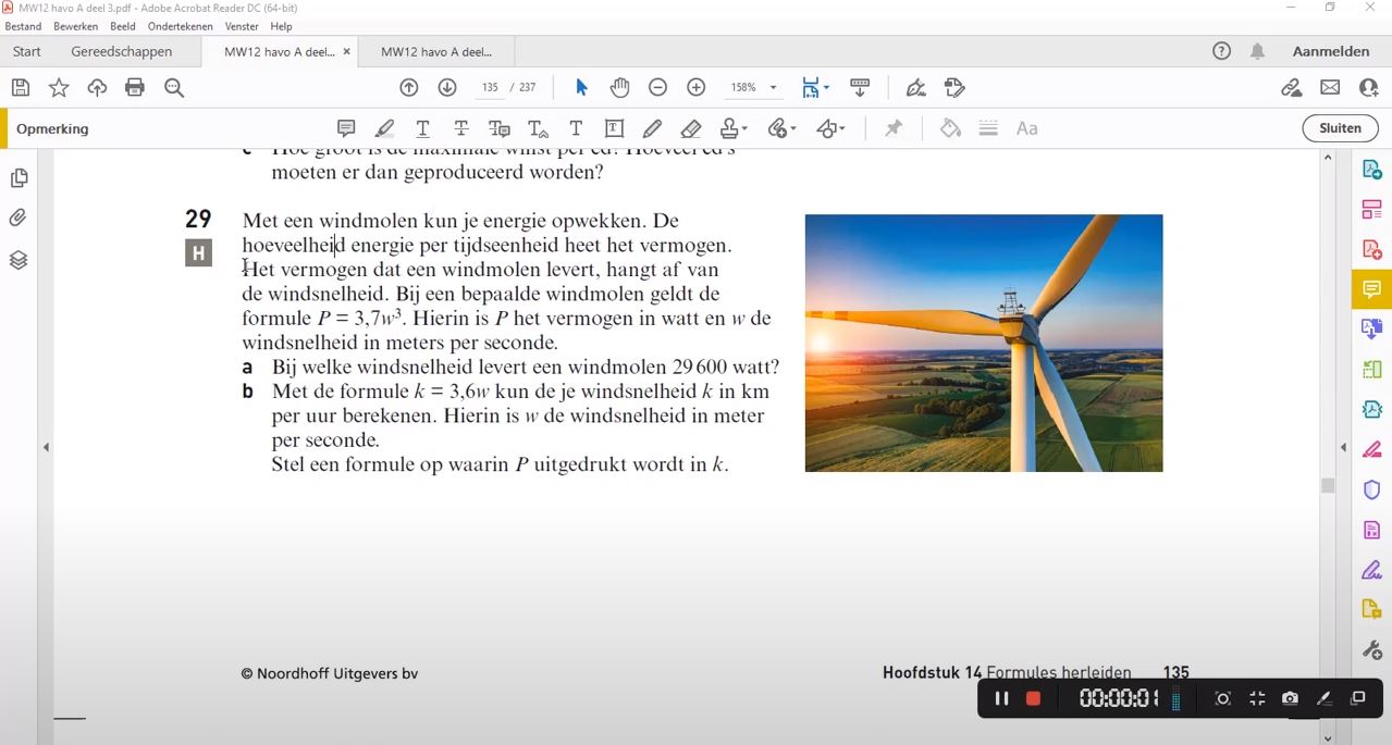 Formules combineren Opgave 29