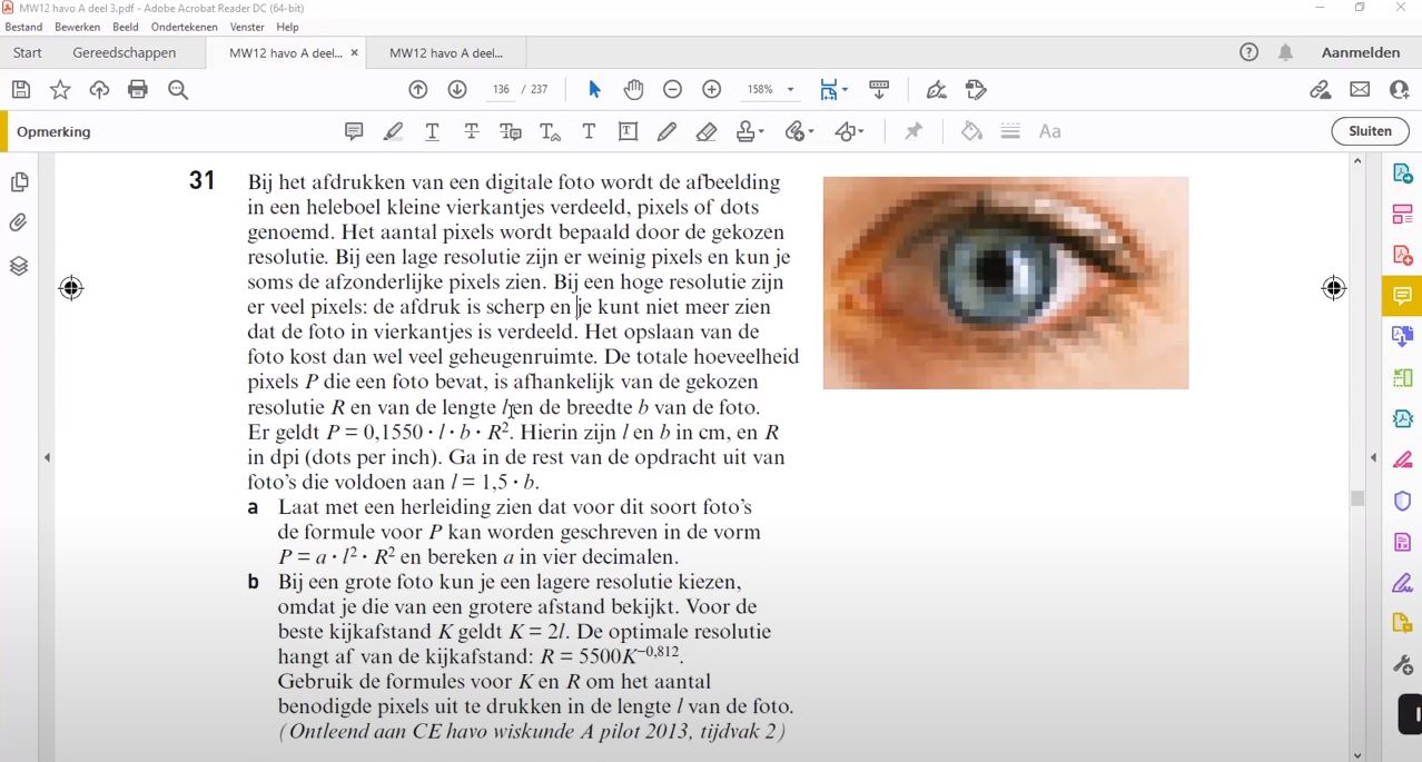 Formules combineren Opgave 31
