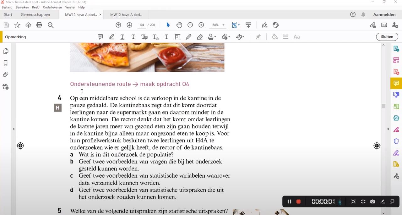 Wat is statistiek? opgave 4