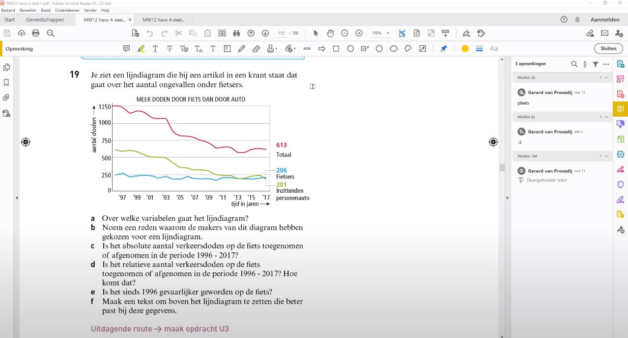 Data weergeven Opgave 19