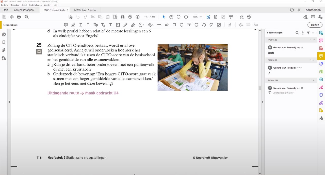 Variabelen vergelijken Opgave 25