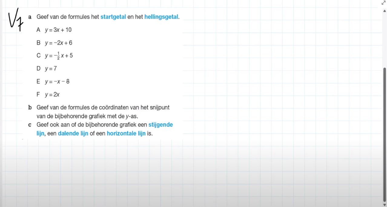 Voorkennis Opgave 7