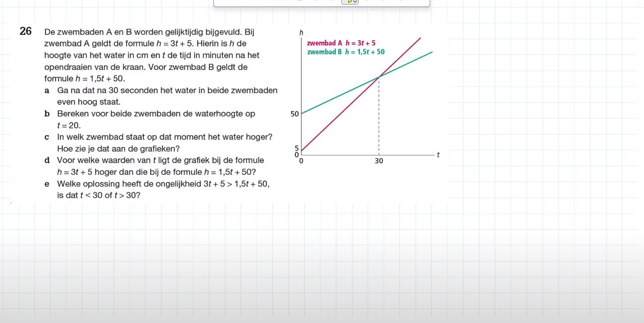 Ongelijkheden oplossen Opgave 26