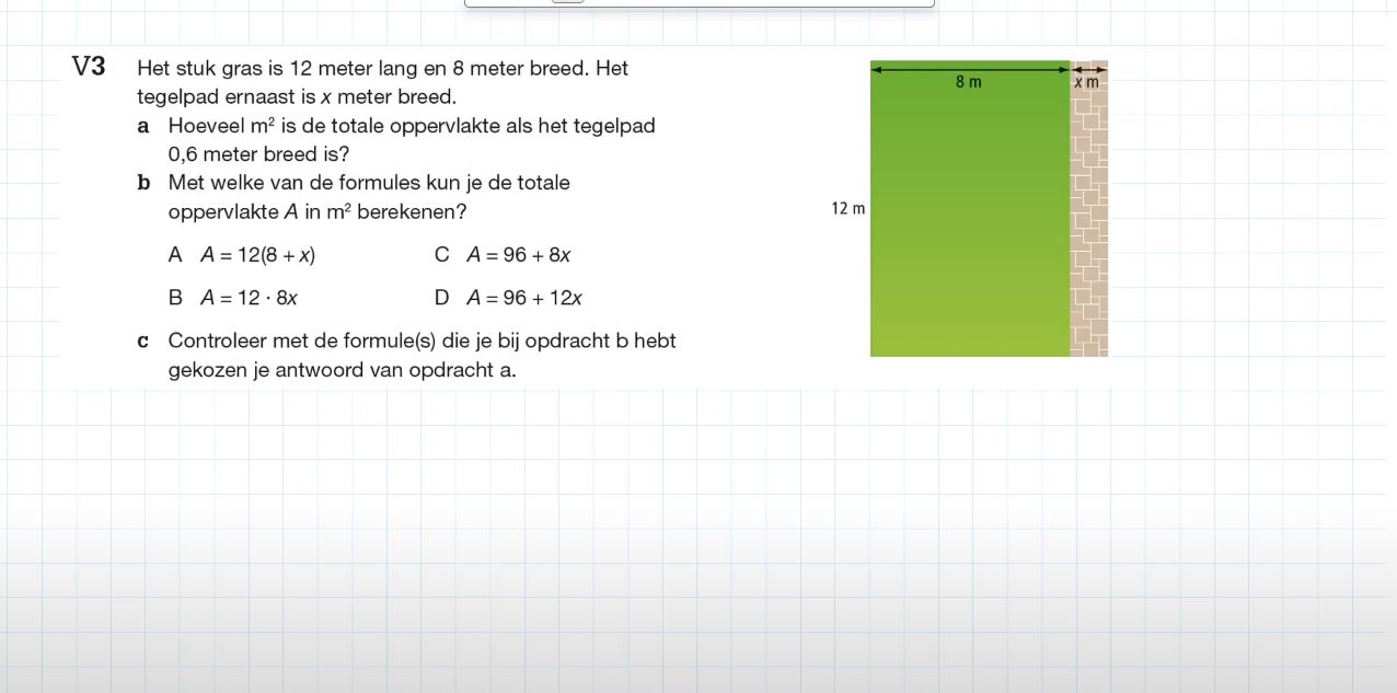 Voorkennis  opgave 3