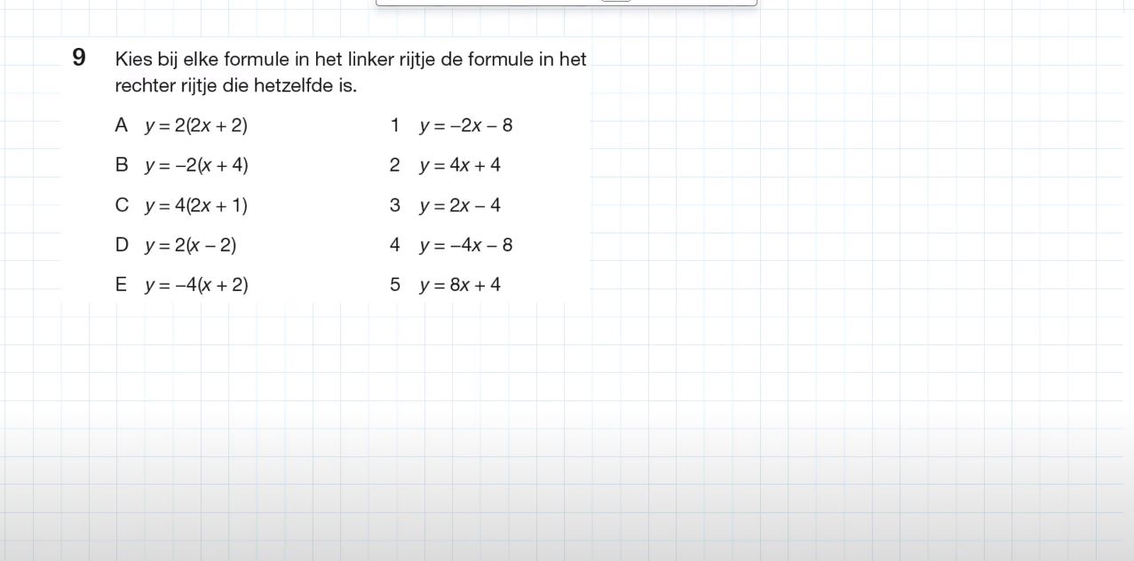 Ontbinden in factoren Opgave 9