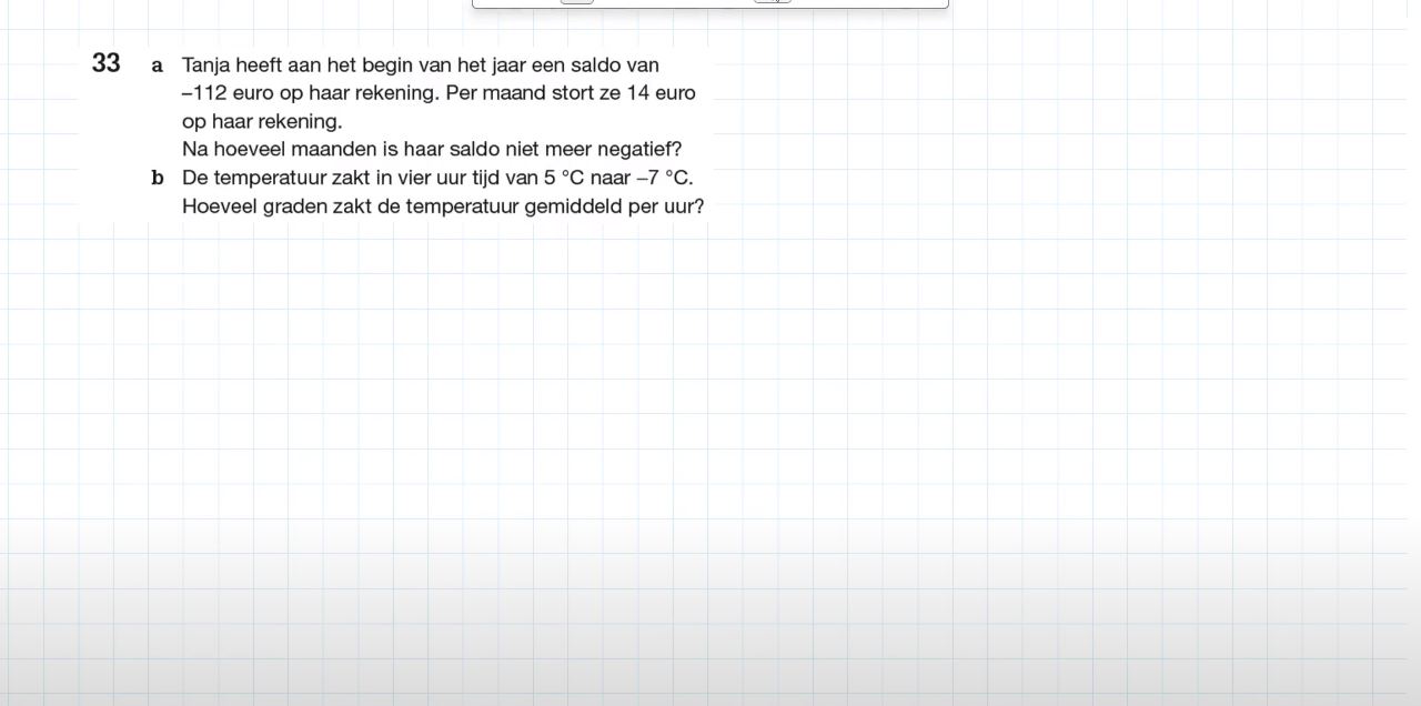 Vermenigvuldigen en delen Opgave 33