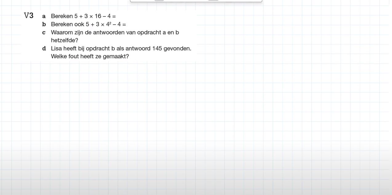Voorkennis Opgave 3