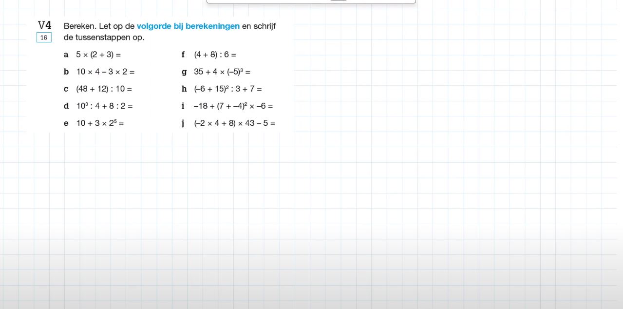 Voorkennis Opgave 4