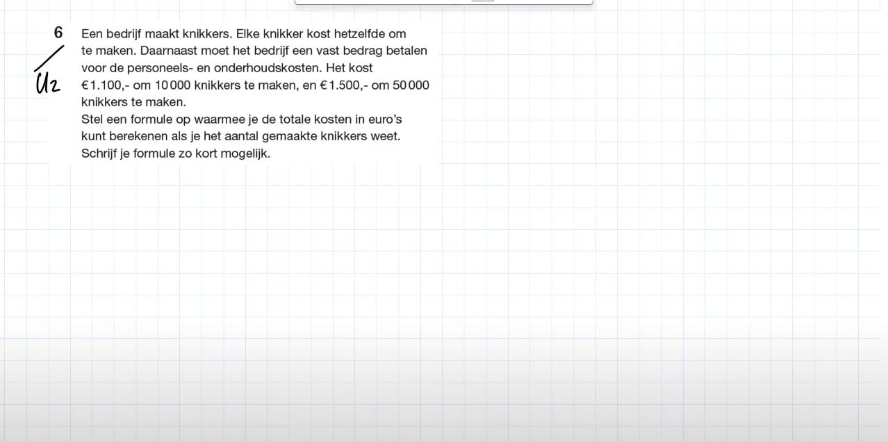 Formules korter schrijven Opgave 6