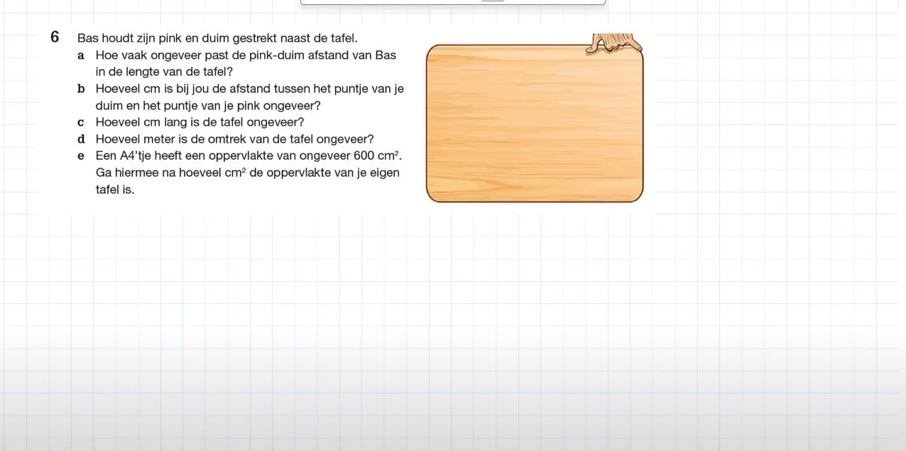 Omtrek en oppervlakte Opgave 6