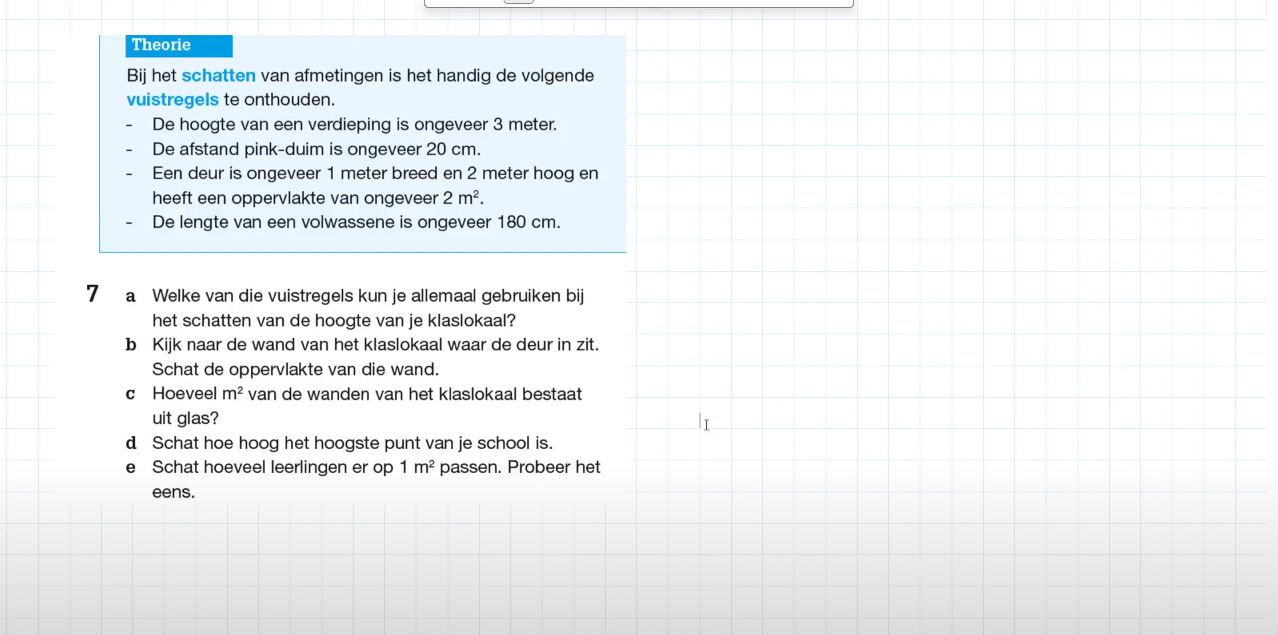 Omtrek en oppervlakte Opgave 7