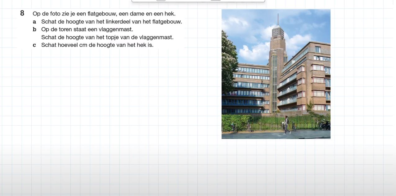 Omtrek en oppervlakte Opgave 8