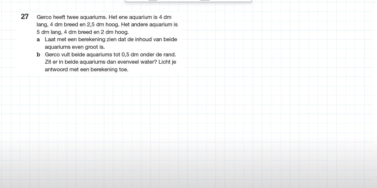 Inhoud Opgave 27