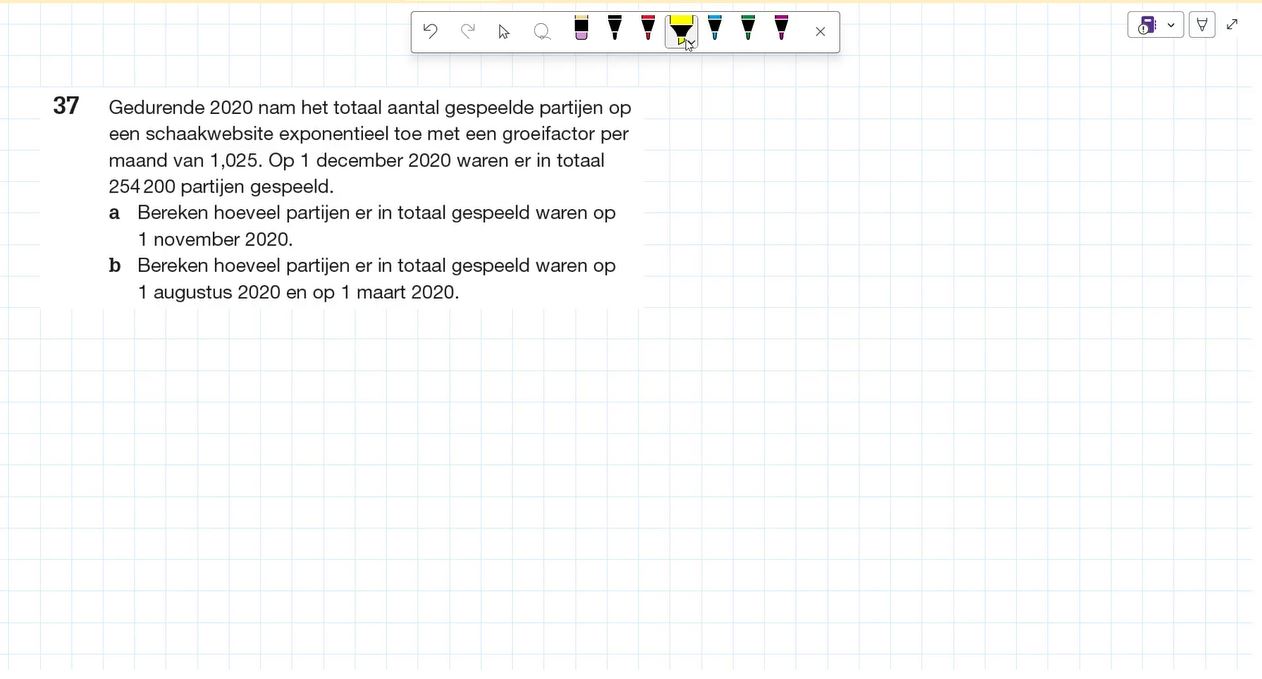 Groeifactor en tijd Opgave 37