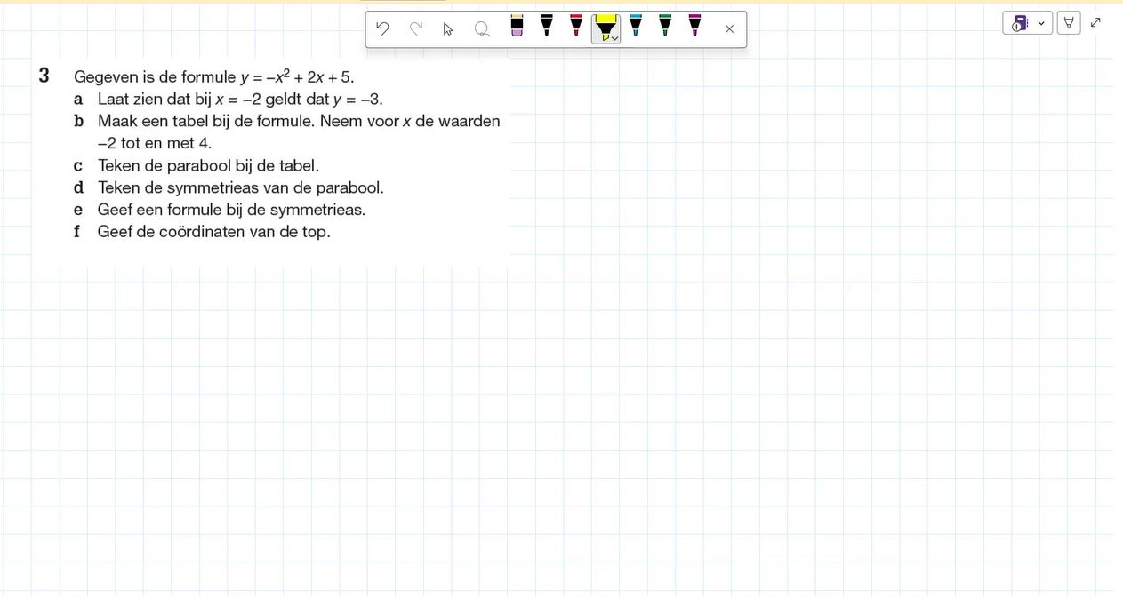 Parabolen Opgave 3