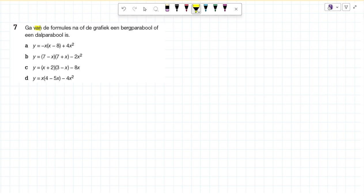 Parabolen Opgave 7
