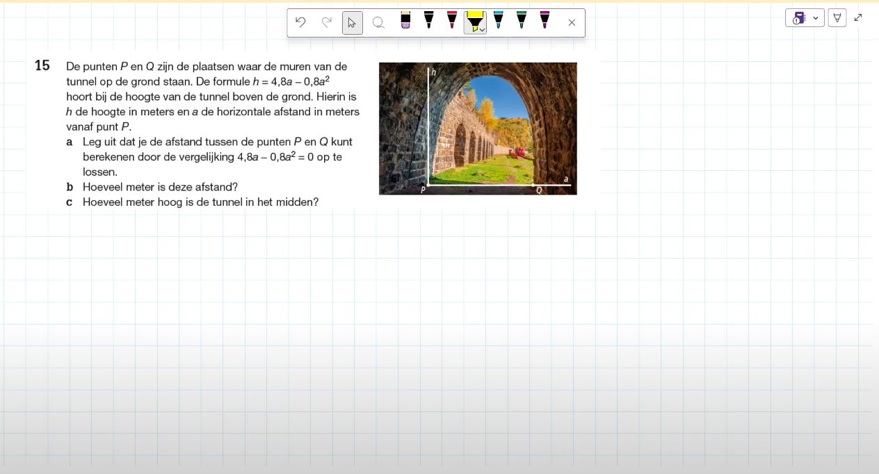 Symmetrie en top opgave 15