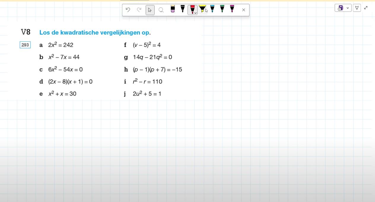 Voorkennis Opgave 8