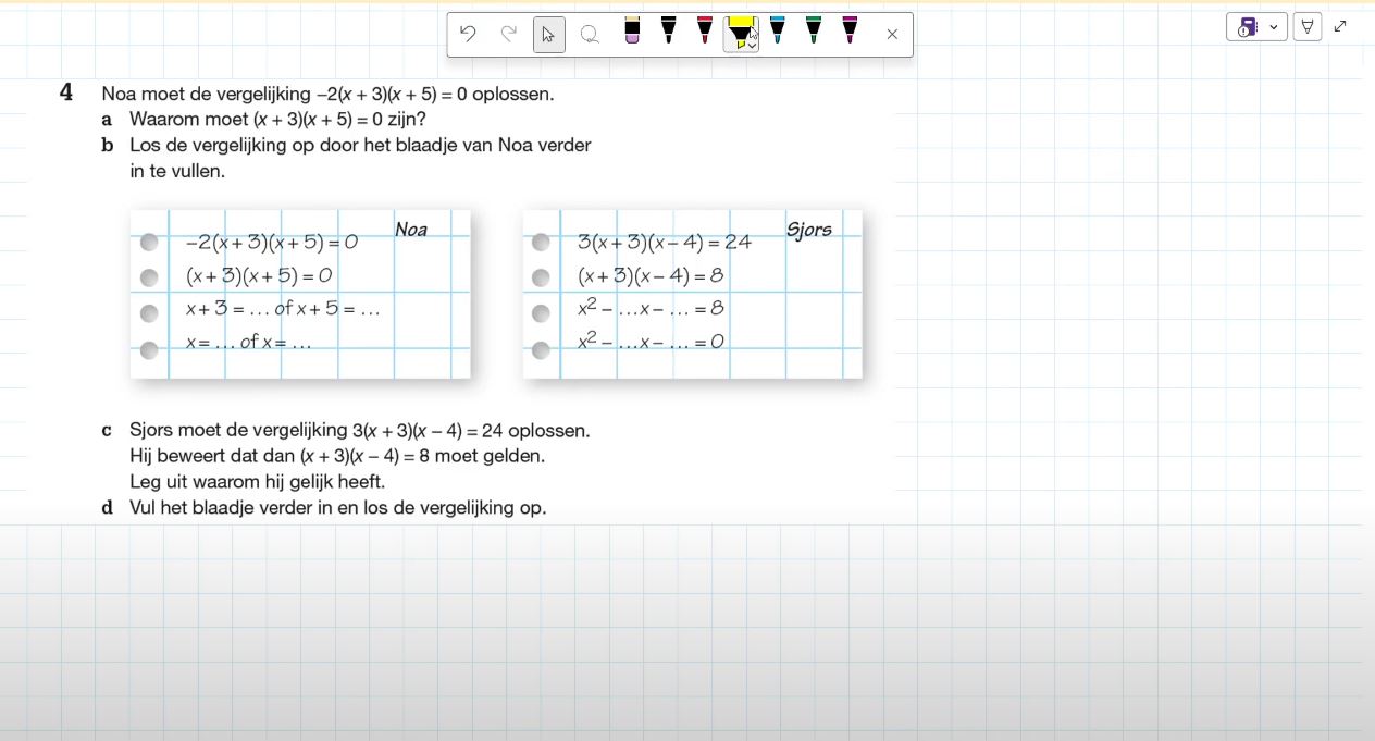 Ontbinden in factoren Opgave 4