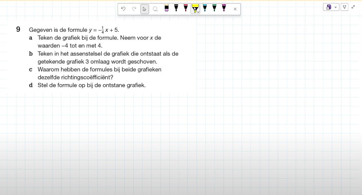 Verticaal verschuiven Opgave 9